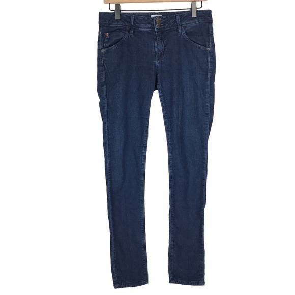 HUDSON Jeans Collin Flap Pocket Skinny Slim Fit Stretch Dark Wash Denim Size 29 - Picture 1 of 13